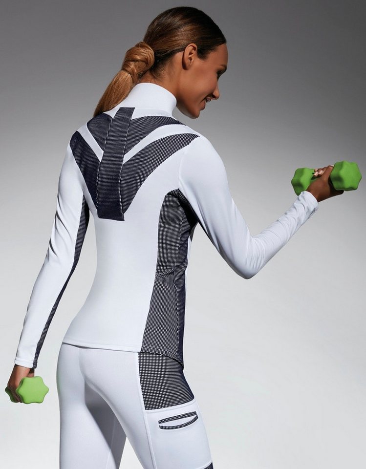 Bas Bleu Laufjacke Sport Jacke, Langarm Sportjacke Fitness Running Trainingsjacke von Bas Bleu