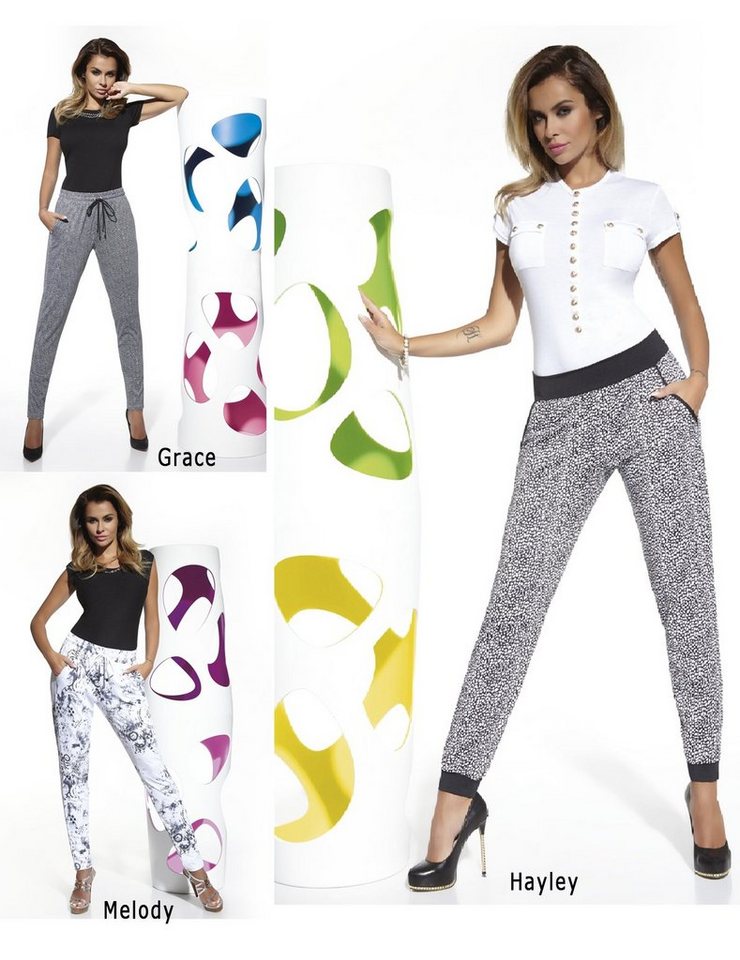 Bas Bleu Leggings Hose Leggings Leggins lang weich bequem blickdicht 200den GRACE 2-S-34 bequem von Bas Bleu