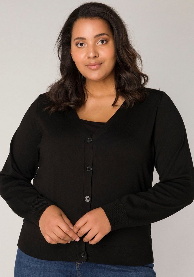 Base Level Curvy Cardigan BAS-YVONNE von Base Level Curvy