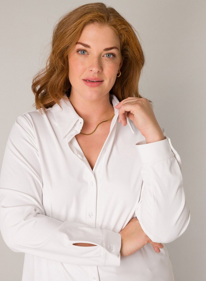 Base Level Curvy Langarmbluse Lara mit Stretch von Base Level Curvy