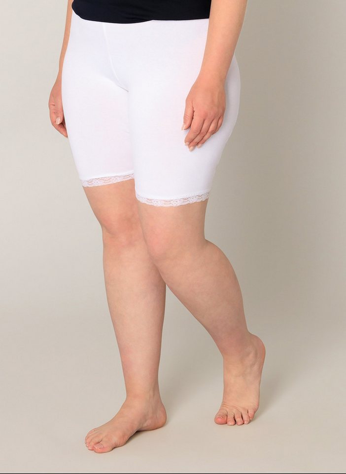 Base Level Curvy Radlerhose Ava mit Spitzenkante von Base Level Curvy
