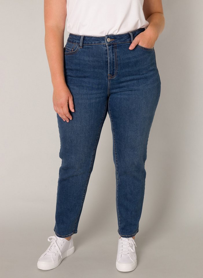 Base Level Curvy Slim-fit-Jeans in großen Größen von Base Level Curvy