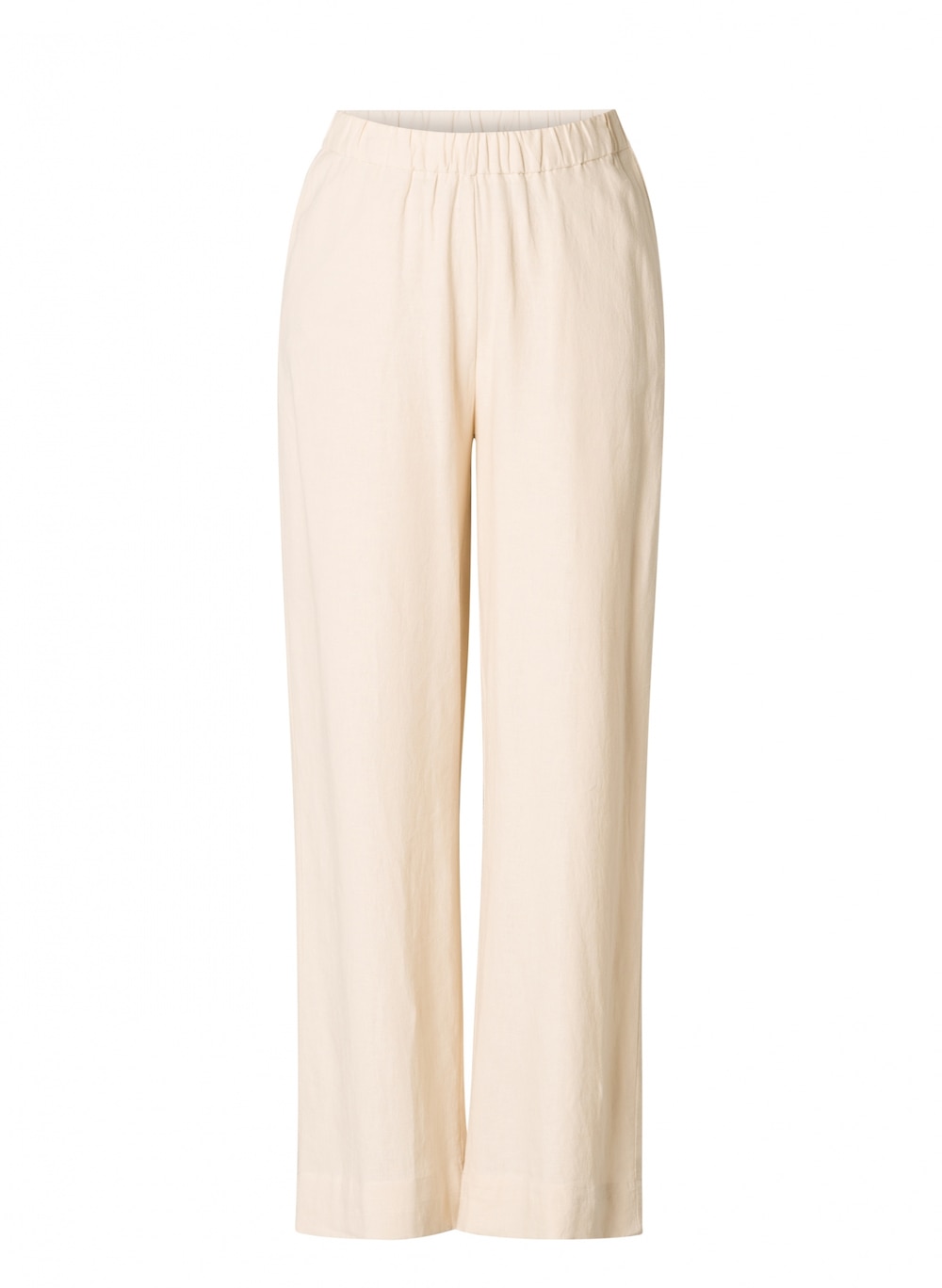 Große Größen Hose Yula, Damen, braun, Größe: 44, Leinen/Viskose, Happy Size DE Women von Base Level Curvy