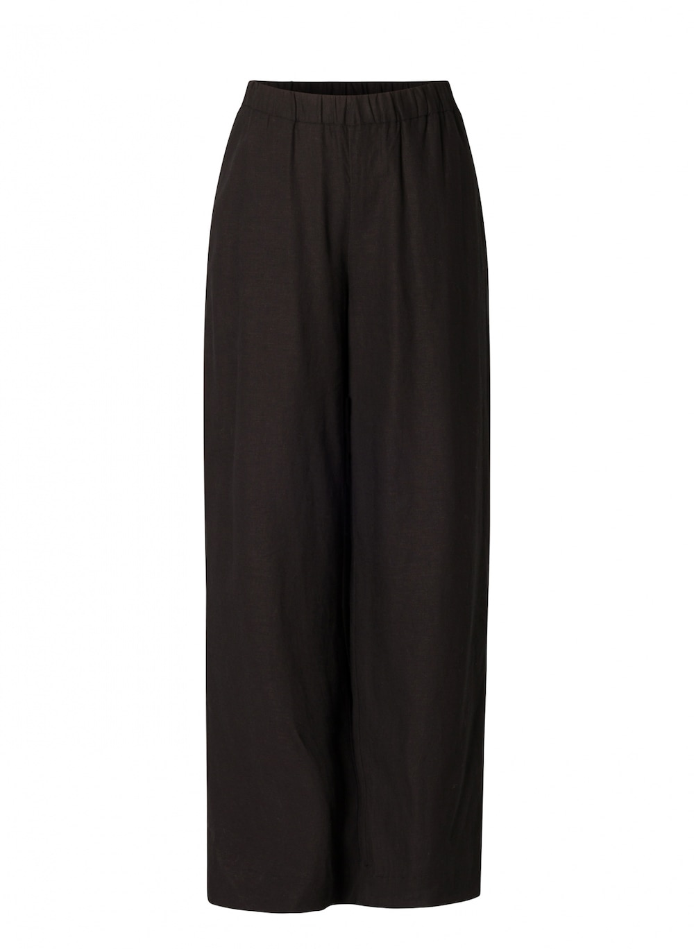 Große Größen Hose Yula, Damen, schwarz, Größe: 46, Leinen/Viskose, Happy Size DE Women von Base Level Curvy