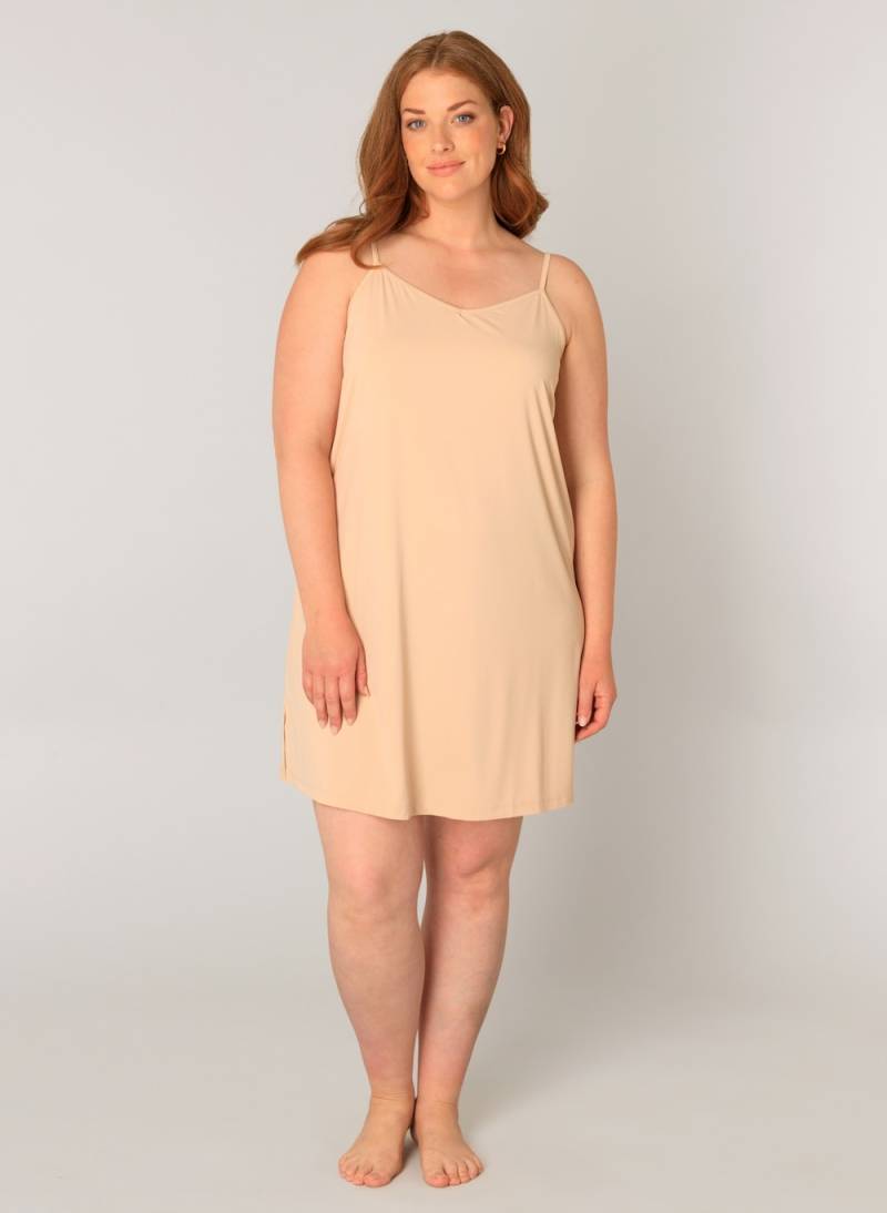Große Größen Kleid Yanira, Damen, braun, Größe: 46, Synthetische Fasern/Elasthan, Happy Size DE Women von Base Level Curvy