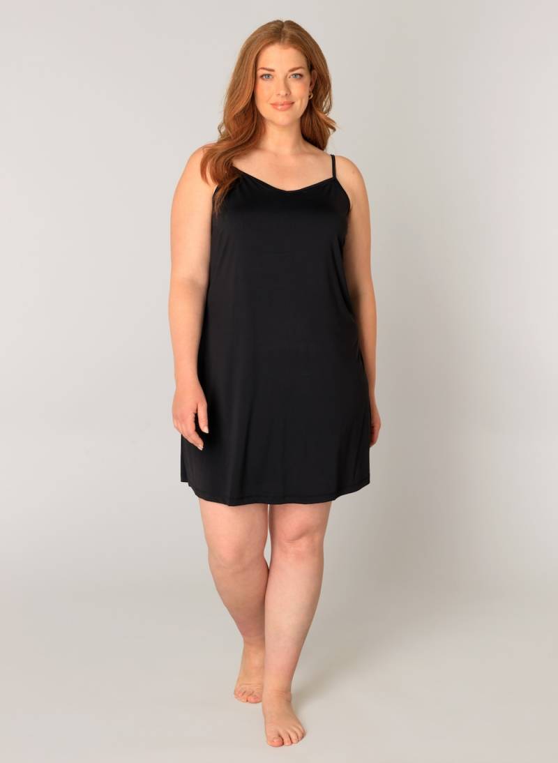 Große Größen Kleid Yanira, Damen, schwarz, Größe: 48, Synthetische Fasern/Elasthan, Happy Size DE Women von Base Level Curvy