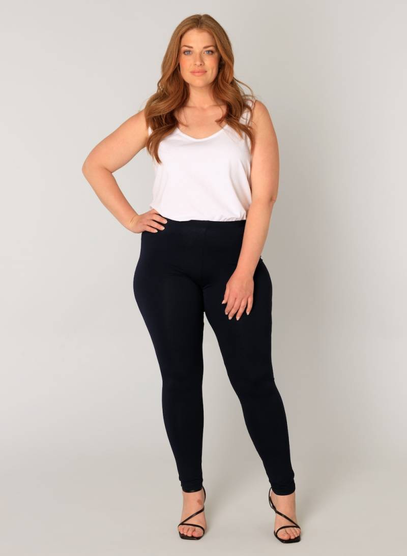 Große Größen Leggings Andrea, Damen, grau, Größe: 58, Viskose, Happy Size DE Women von Base Level Curvy