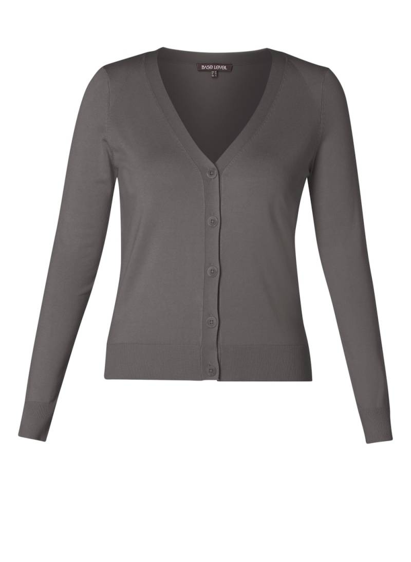 Große Größen Strickjacke Yvonne, Damen, braun, Größe: 54, Viskose/Nylon, Happy Size DE Women von Base Level Curvy