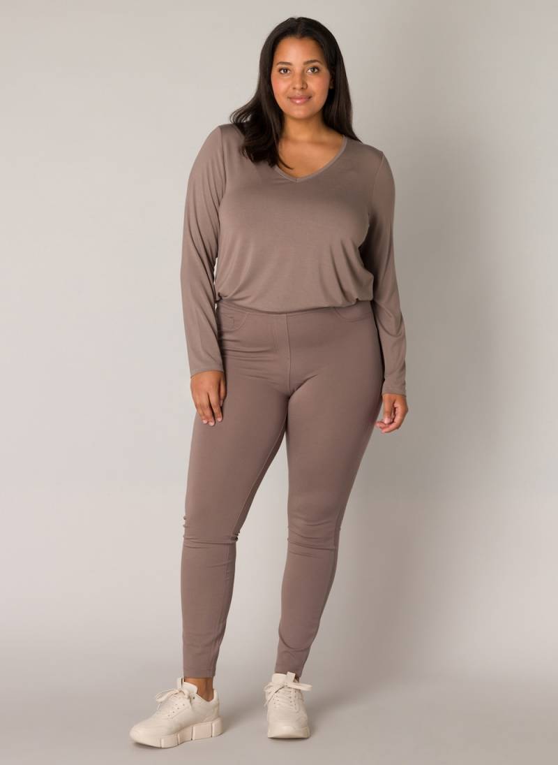 Große Größen Tregging Arnika, Damen, schwarz, Größe: 58, Viskose/Nylon, Happy Size DE Women von Base Level Curvy