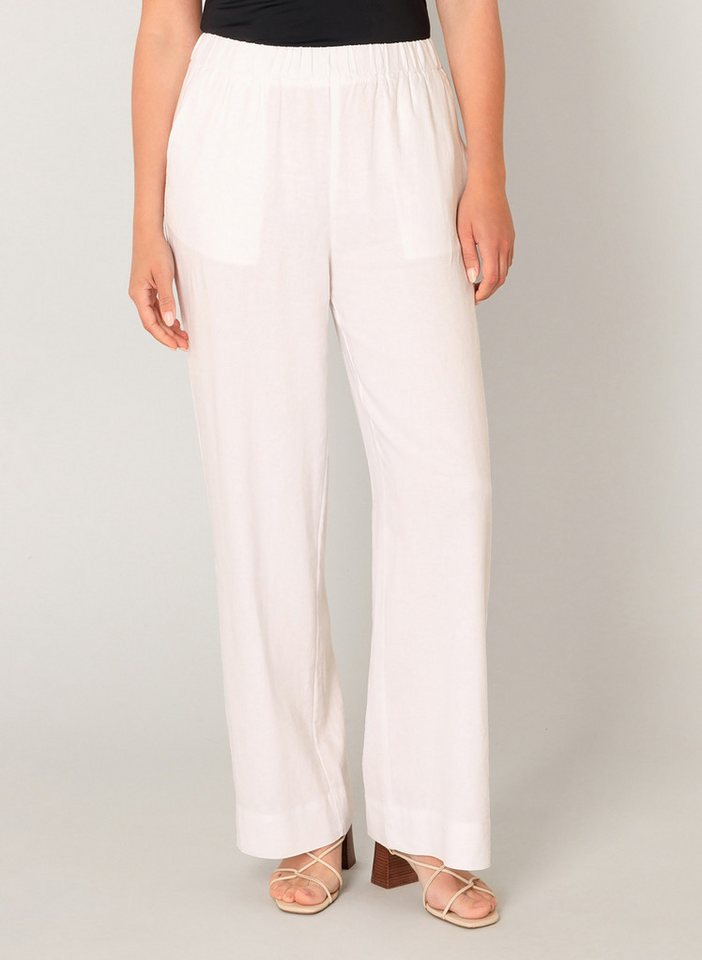 Base Level Leinenhose Yul Sommerhose mit elastischem Bund von Base Level