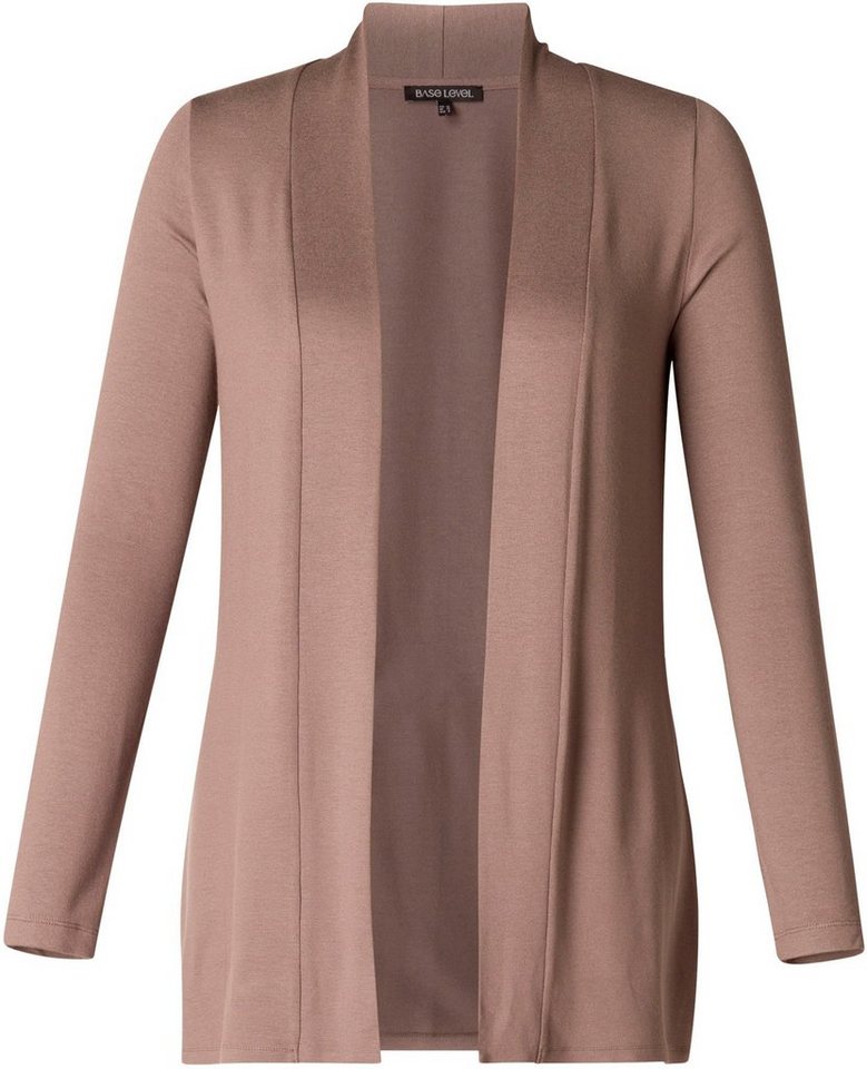 Base Level Strickjacke Yayla In elastischem Feinstrick von Base Level
