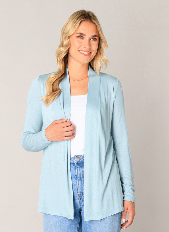 Base Level Strickjacke Yayla In elastischem Feinstrick von Base Level
