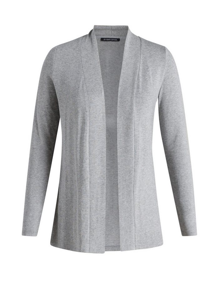 Base Level Strickjacke Yayla In elastischem Feinstrick von Base Level