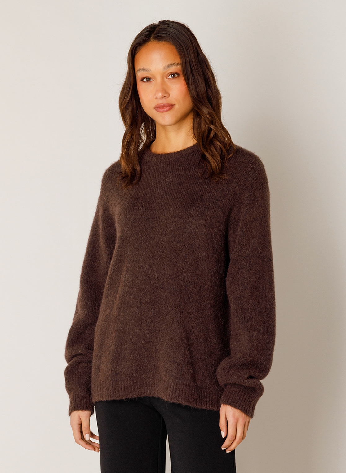 Base Level Strickpullover "Yana" mit Wolle von Base Level