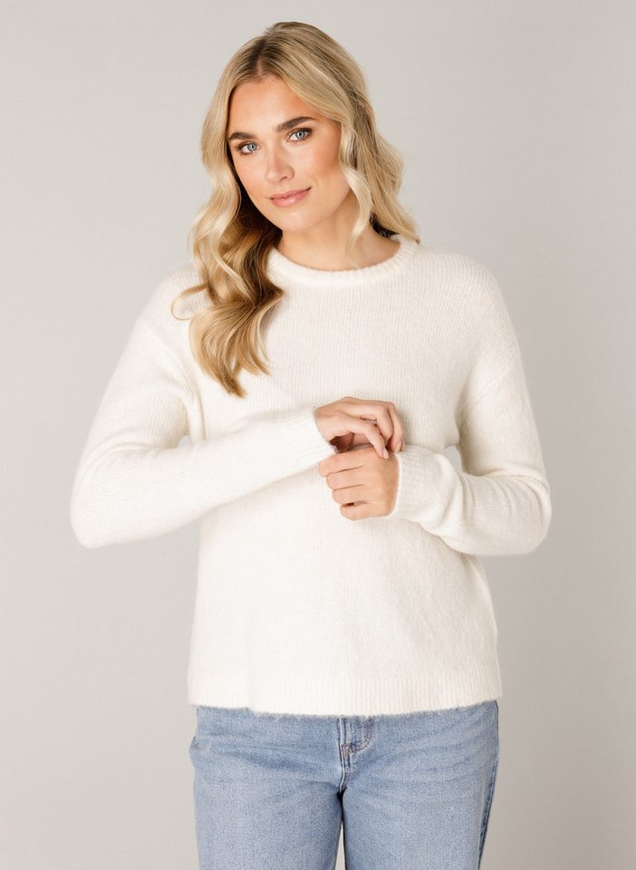 Base Level Strickpullover Yana mit Wolle von Base Level