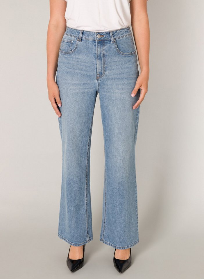 Base Level Weite Jeans Amy mit Waschung von Base Level
