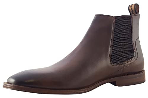 Base London Herren Sikes Chelsea-boots Stiefel Braun 46 EU von Base London