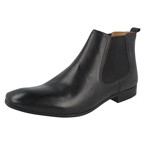 Base London Herren-Stiefeletten Shuttle, Schwarz - Schwarz - Größe: 44 EU von Base London