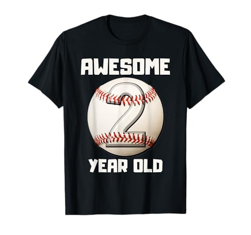 Bruh I'm 2 Dabbing Baseball 2. Geburtstag Party Kinder T-Shirt von Baseball Celebration Birthday Party Gifts Co