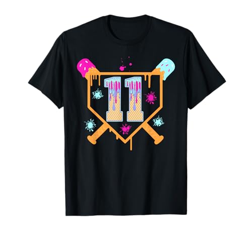 11. Geburtstag Shirt für Jungen Baseball Drip Thema T-Shirt 11. Geburtstag Shirt für Jungen Baseball Drip Thema T-Shirt von Baseball Drip Birthday Party Apparel