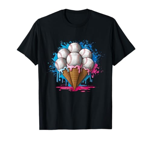 Tropfschmelzende Baseball-Eiswaffel für Jungen, Jugend, Kinder und Jugendliche T-Shirt Tropfschmelzende Baseball-Eiswaffel für Jungen, Jugend, Kinder und Jugendliche T-Shirt von Baseball Drip Designs by LazyPanda