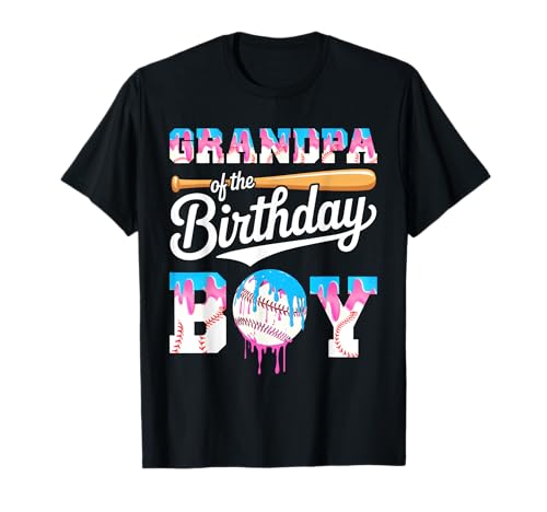 Drip Family Matching für Grandpa of The Birthday Boy T-Shirt Drip Family Matching für Grandpa of The Birthday Boy T-Shirt von Baseball Drip Family Matching Shirt