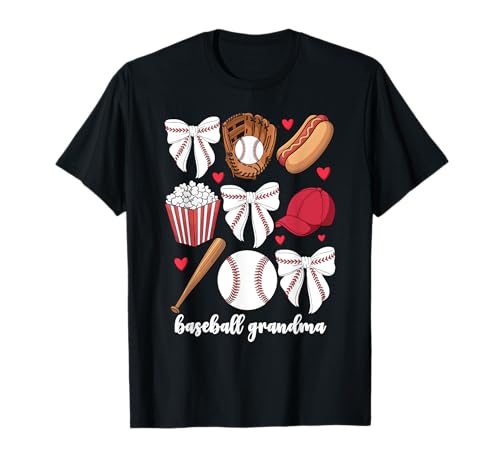 Baseball Grandma Coquette Bow für Damen, Enkel-Baseball T-Shirt Baseball Grandma Coquette Bow für Damen, Enkel-Baseball T-Shirt von Baseball Grandma Coquette Bow Designs Co.