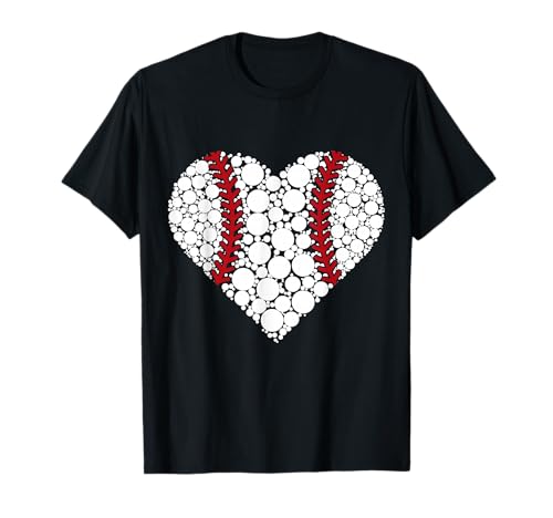Dot Day Polka Dots Baseball Herz Kinder Kleinkind Jugend Jungen T-Shirt von Baseball Heart Polka Dot Day for Toddler Boys Kids