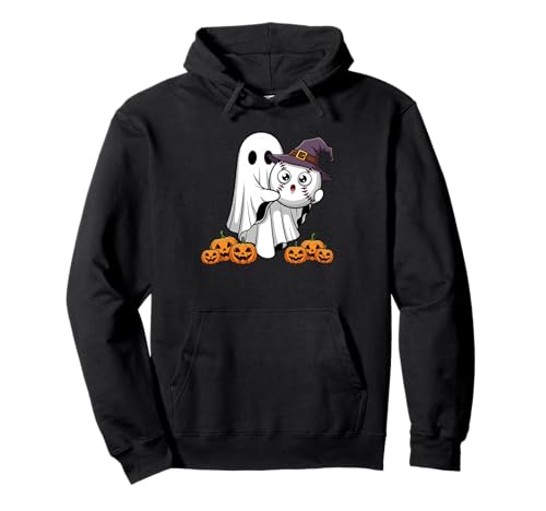 Lustiger Geist Baseball Kürbis Halloween Kinder Herren Damen Pullover Hoodie von Baseball Lovers Cute Halloween Outfits Boy Girl