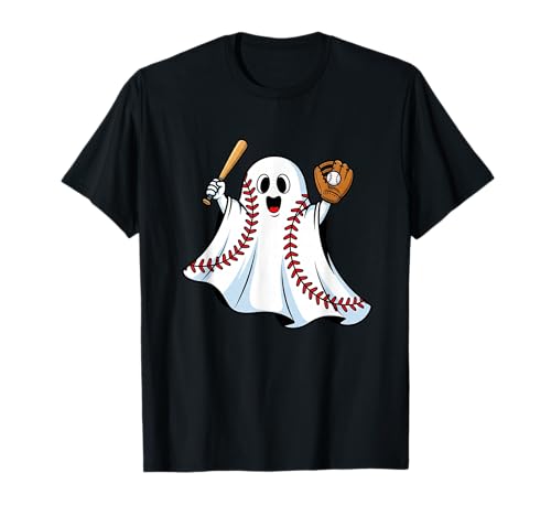 Lustiger Baseball-Geist Kürbis Boo Halloween Kinder Herren Damen T-Shirt Lustiger Baseball-Geist Kürbis Boo Halloween Kinder Herren Damen T-Shirt von Baseball Lovers Halloween Ghost Pumpkin Outfits