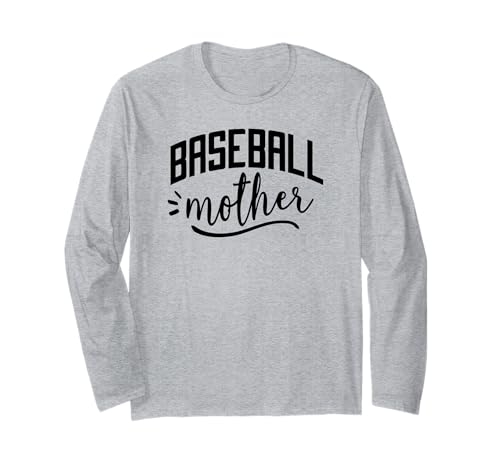 Baseball-Mutter - Lustige Baseball-Mama Langarmshirt Baseball-Mutter - Lustige Baseball-Mama Langarmshirt von Baseball Mother