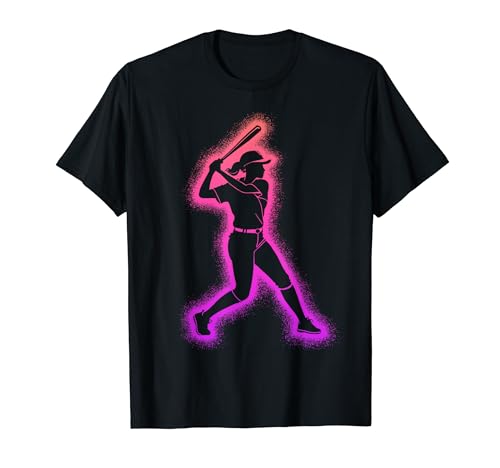 Baseball Spielerin Damen Kinder Mädchen Baseballspielerin T-Shirt von Baseballer Baseball Spieler Baseballverein