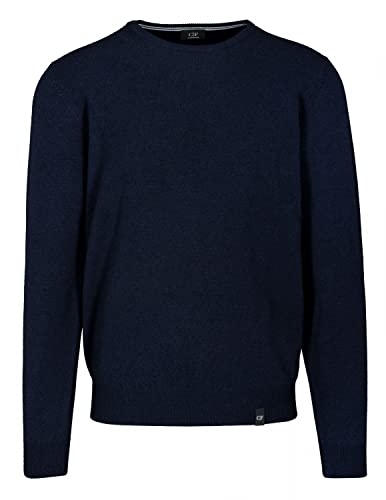 Basefield / Staccato Commander Herren Kaschmir Pullover, Uni, Rundhals Dark Navy blau - XL von Basefield / Staccato