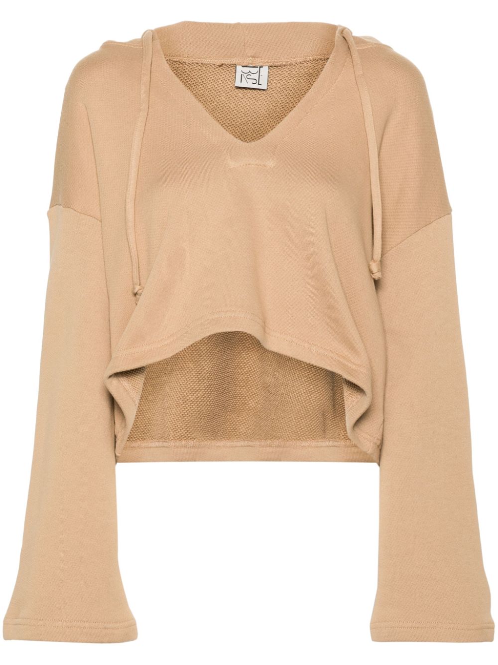 Baserange Ordu Cropped-Hoodie - Nude von Baserange