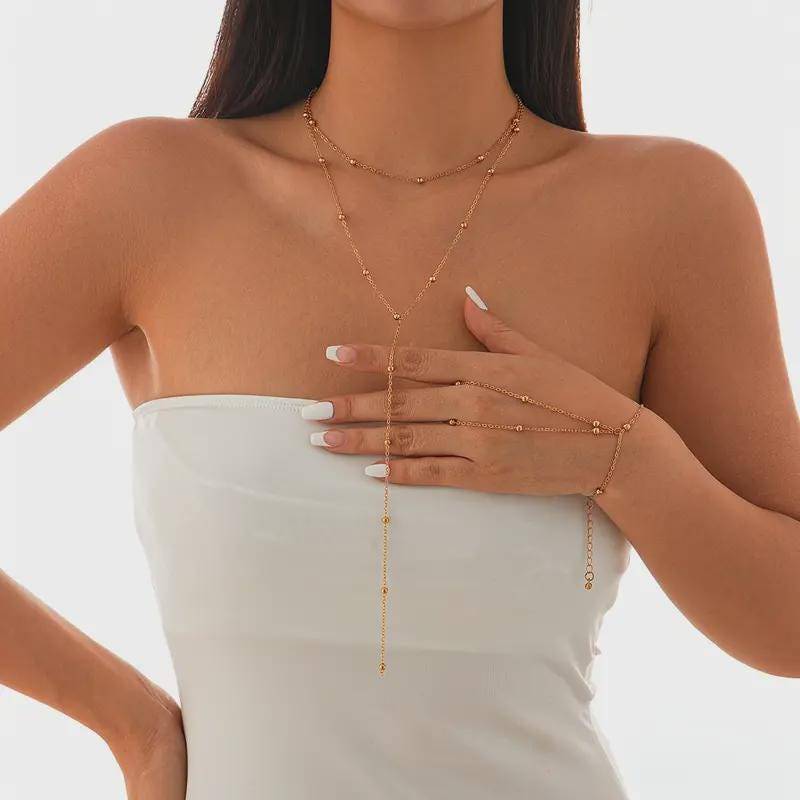 Y-Förmige Halskette Für Damen, Feine Und Gepflegte Optik von BaseshopCH