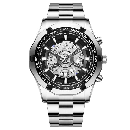 Basfur Herren Analog Quarz Uhr mit Edelstahl Armband Bas-Mon-Ho-225-07 Basfur Herren Analog Quarz Uhr mit Edelstahl Armband Bas-Mon-Ho-225-07 von Basfur