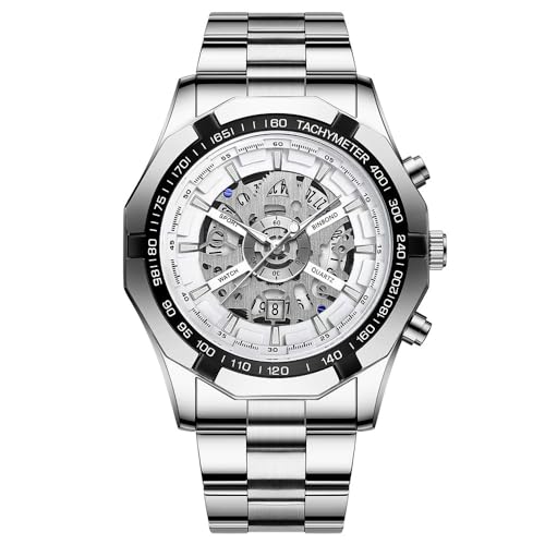 Basfur Herren Analog Quarz Uhr mit Edelstahl Armband Bas-Mon-Ho-225-08 Basfur Herren Analog Quarz Uhr mit Edelstahl Armband Bas-Mon-Ho-225-08 von Basfur