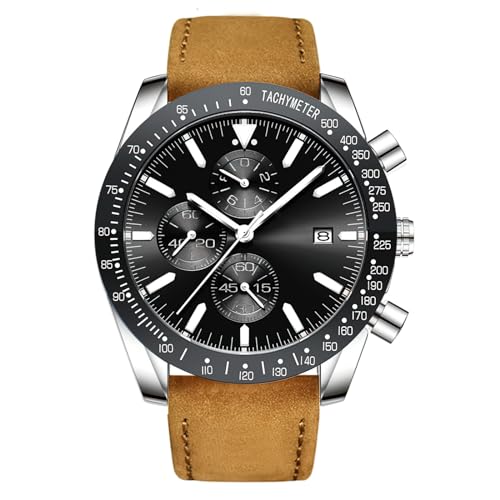 Basfur Herren Analog Quarz Uhr mit Leder Armband Bas-Mon-Ho-111-08 von Basfur