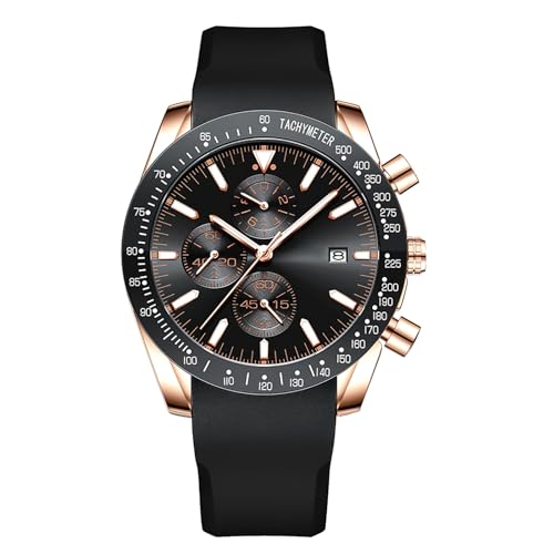 Basfur Herren Analog Quarz Uhr mit Silikon Armband Bas-Mon-Ho-111-03 von Basfur