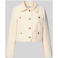Bash Blazer mit Strukturmuster Modell 'MEIRADITH' in Ecru, Größe 34 von Bash