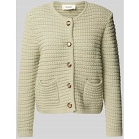 Bash Cardigan mit Strukturmuster Modell 'GASPARD' in Mint, Größe 38 von Bash