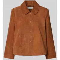 Bash Jacke in Leder-Optik Modell 'MILAS' in Camel, Größe 36 von Bash