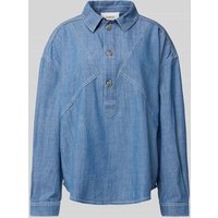 Bash Jeansbluse aus reiner Baumwolle Modell 'KOOL' in Hellblau, Größe 34 von Bash