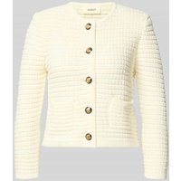 Bash Strickjacke mit Strukturmuster Modell 'GASPARD' in Ecru, Größe M Bash Strickjacke mit Strukturmuster Modell 'GASPARD' in Ecru, Größe M von Bash