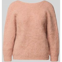 Bash Strickpullover in Wickel-Optik in Hellrosa, Größe M von Bash