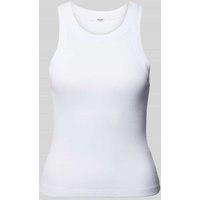 Bash Tanktop in Ripp-Optik Modell 'CYNDA' in Offwhite, Größe 36 von Bash