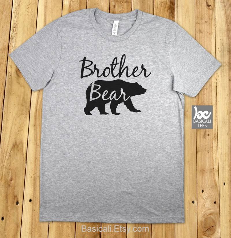 Bruder Bär Shirt Weiches Unisex T-Shirt, Bro Geschenk von BasiCali