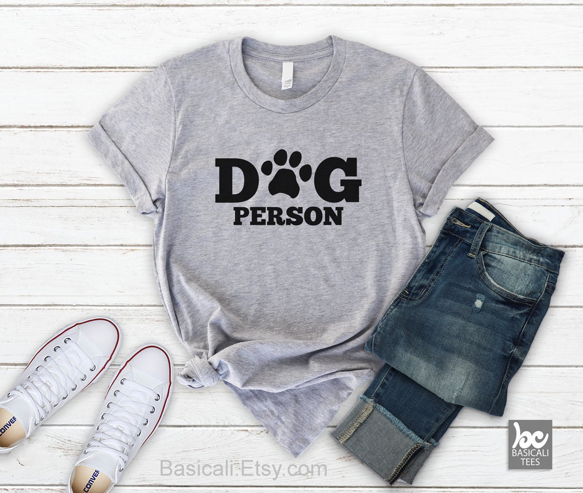 Dog Person Shirt Weiches, Bequemes Unisex T-Shirt, Hundeliebhaber Geschenk von BasiCali