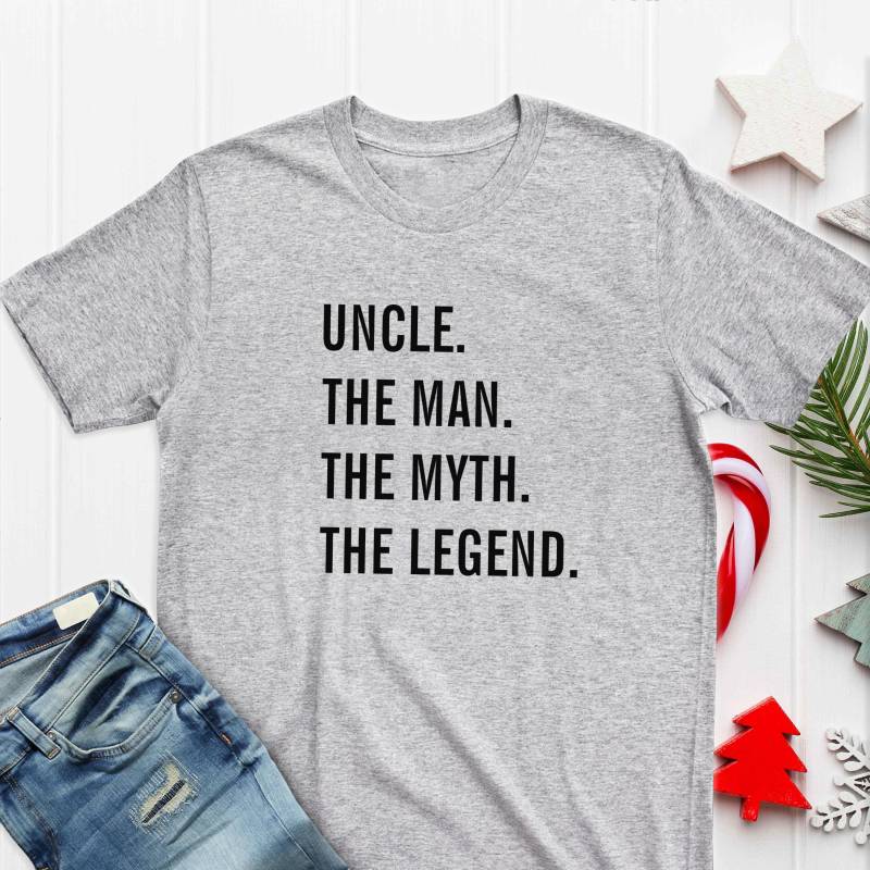 Lustiges Onkel T-Shirt Der Mann, Der Mythos, Die Legende von BasiCali