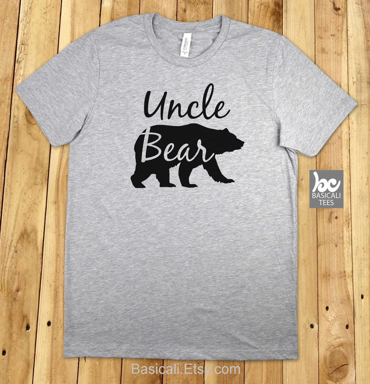 Onkel Bär Shirt Weiches Bequemes Unisex T-Shirt von BasiCali